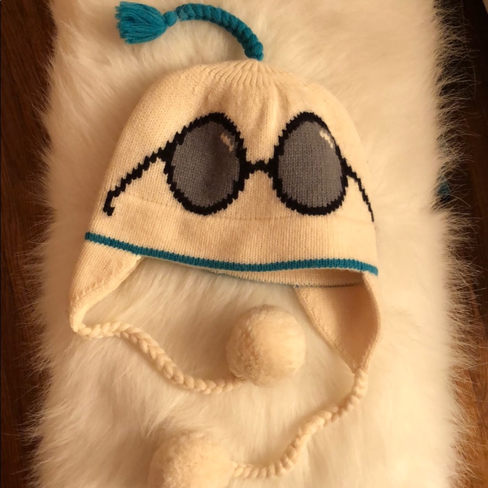 Kate Spade Wool Hat with PomPom Ties